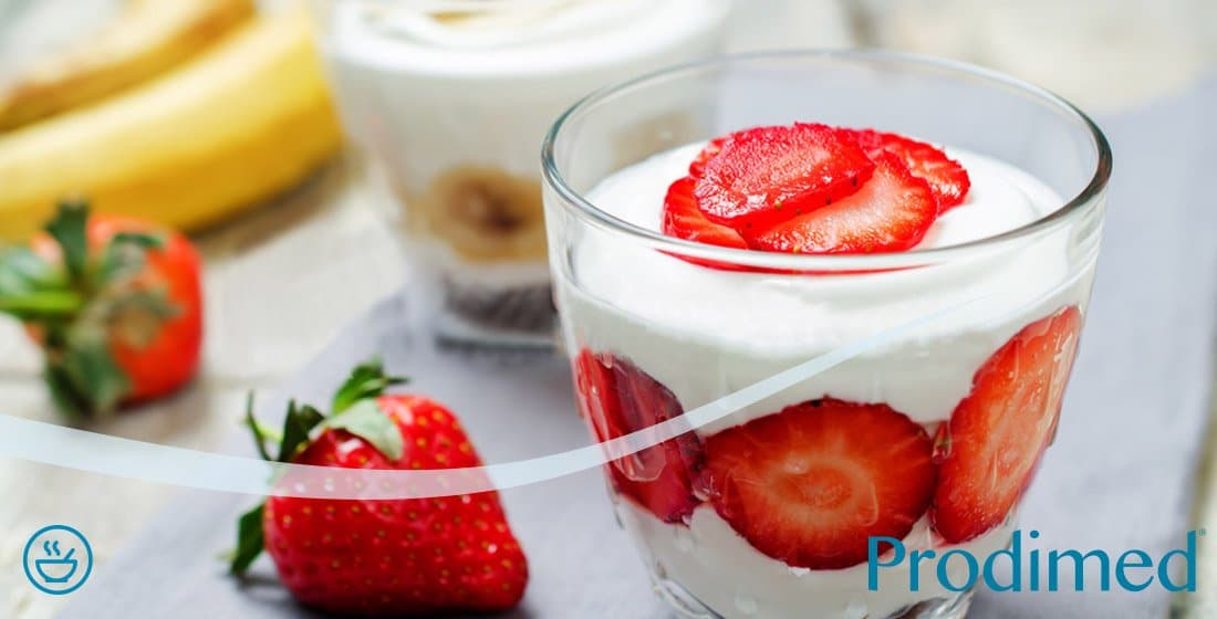 Eper-banán desszert