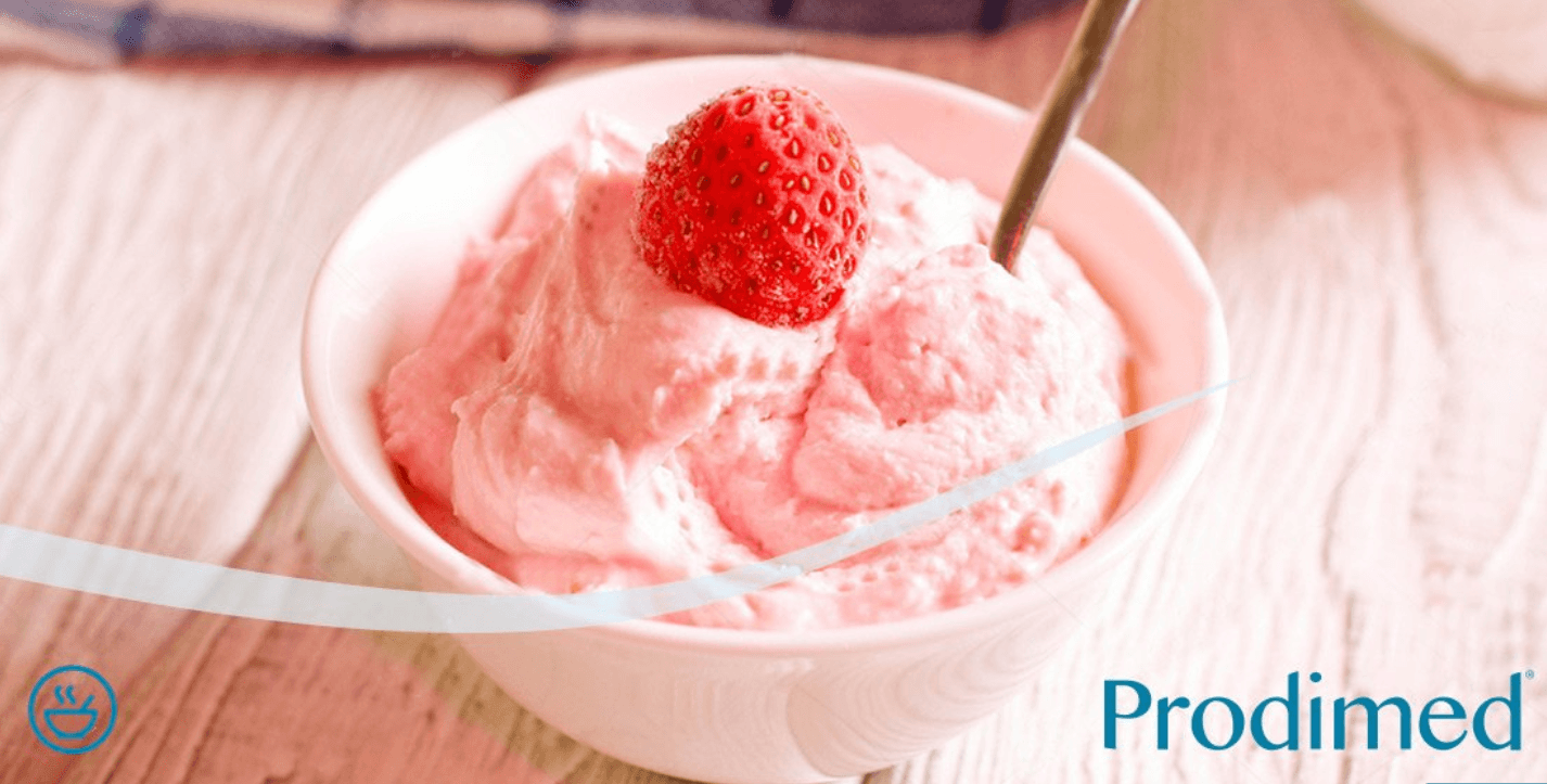 Eper-vanília fagylalt