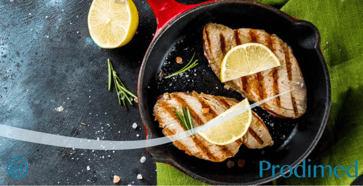 Grillezett tonhal steak