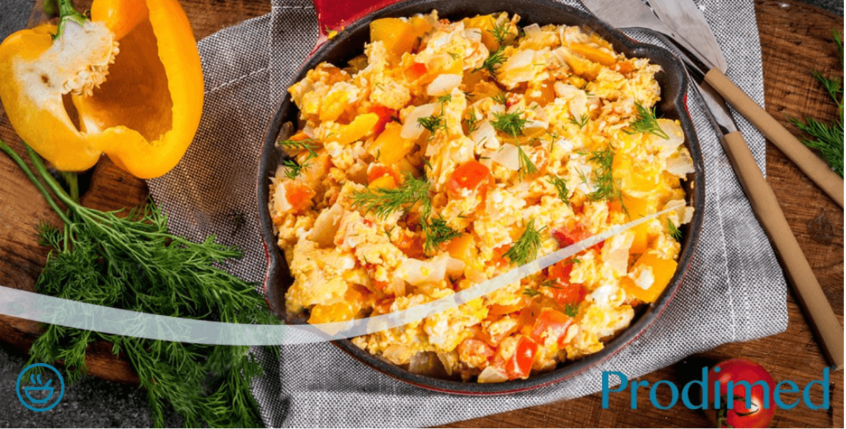 Tojásrántotta paprikával